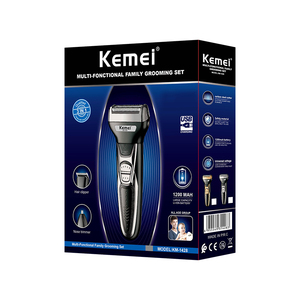 Rasoir électrique multifonction Kemei Km-1428 avec batterie 1000 mAh, tondeuse à <span class=keywords><strong>barbe</strong></span> 3 en 1 à faible bruit, <span class=keywords><strong>coupe</strong></span>-poils de nez pour hommes, vente en gros - Product Image 5
