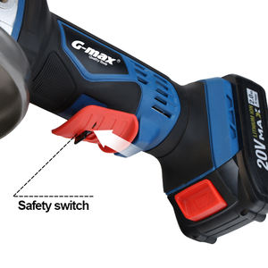 HERZO Gerinda tangan nirkabel portabel, alat gerinda tangan, alat listrik portabel 20V, gerinda sudut tanpa kabel, dapat diisi ulang - Product Image 3