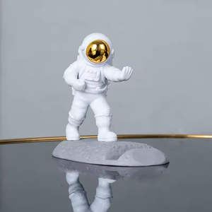 Support de téléphone portable au design créatif de dessin animé 3D d'astronaute, support de tablette <span class=keywords><strong>cool</strong></span> et amusant, étanche, pour le jeu sur bureau et l'utilisation au lit - Product Image 2