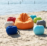 Wasserdichtes Dreieckiges Outdoor-Faulbett Strandkissen, Multifunktionales Garten-Terrassen-Hof-Ruhe-Sitzkissen Großhandel