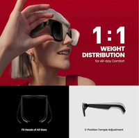 Lunettes intelligentes AR XREAL Air 2 Pro Beam Pro Global pour Google HD 130 pouces Cinéma spatial portable Écran de visualisation 1080p