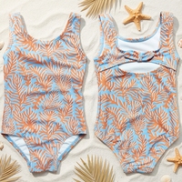 Maillot de bain enfant personnalisé OEM, dernières tendances, bikini fille asymétrique à volants, haut à une épaule et bas taille haute