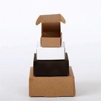 Boîte d'emballage de bijoux de style avion Xiyu, boîte à savon artisanale, boîte en carton noir et blanc, boîte à bonbons en papier kraft avec fenêtre