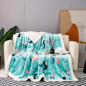 Coperta doppia coperta multifunzionale spalmabile e coverable coperta stampata digitale biancheria da letto