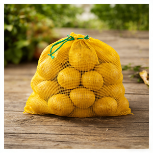 Sac d'emballage en maille agricole en PP haute résistance et durable, thermoscellable, pour les oignons et les agrumes - Product Image 3