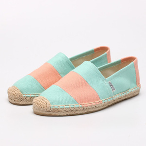 Espadrilles d'été confortables et personnalisables en toile pour femmes avec corde de chanvre Chaussures à enfiler décontractées pour femmes - Product Image 5