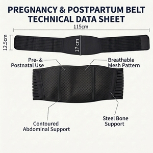 Faja de Maternidad Personalizada con Soporte Lumbar Ajustable, Faja Abdominal para Embarazo, Banda para el Vientre, Cintura Pélvica y Espalda Baja - Product Image 2