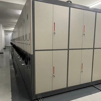 Archivador Móvil Inteligente Ajustable Moderno con Cerradura Eléctrica/Manual Inteligente, Sistema de Archivo Comercial de Acero/Metal