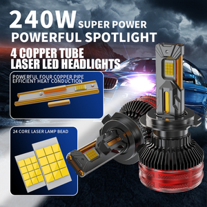 Zhouzi Fari LED 300W 29800lm Canbus 12V Lampadine per Fari Auto 9005 9006 9012 H1 H3 H4 H11 <span class=keywords><strong>H7</strong></span> 6000k Rigenerate <span class=keywords><strong>12</strong></span> - Product Image 3