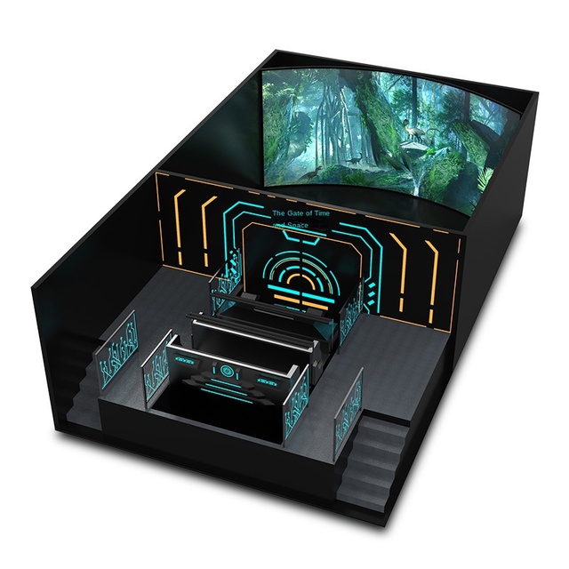 2025 3D 9D 4K Naked Eye Cinema Dark Ride Manufacturer's Indoor Metal/Steel Amusement Rides for Adventure Parks Sale for Parks