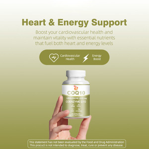 Cápsulas de CoQ10 Ubiquinona, Producción de Energía Celular, Apoyo Cardiovascular, Antioxidante para la Vitalidad - Product Image 3