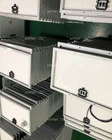 Kit Panel Surya Kaca Efisiensi Tinggi Monokristalin Silikon Tipe-N Setengah Sel IP67 Serba Hitam