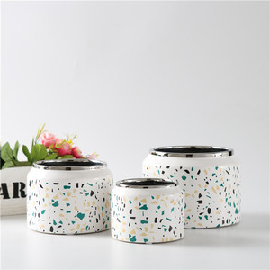 Plantes en <span class=keywords><strong>céramique</strong></span>, pot de plantes pour décoration de mariage, maison, hôtel, motif macéro3, jardinage, intérieur et <span class=keywords><strong>extérieur</strong></span> - Product Image 6