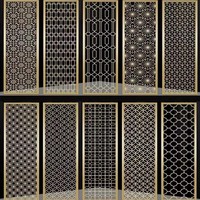 Écrans en maille métallique en acier inoxydable décoratifs et élégants, équipés d'éclairage, pour les intérieurs résidentiels et commerciaux