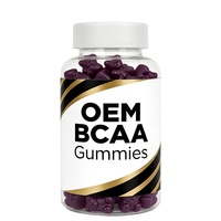 Gummies BCAA à marque privée OEM avec créatine, électrolytes et vitamines pour soutenir les performances sportives et la récupération musculaire, 60 unités
