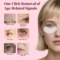 2025 Nouvel Arrivage Label Privé Collagène Sous Les Yeux Patch Masque De Soie Hydrogel Organique Cristal Masque Pour Les Yeux Pour Les Cernes Et Les Rides