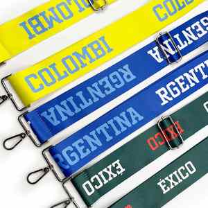 2025 Popular Custom Color 38mm Wide Shoulder Strap for Bags Accessory With Metal Hook and Adjustable Buckle - Product Image 3