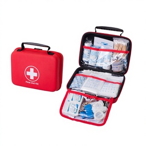 Botiquín de Primeros Auxilios Impermeable de Cuero PU con Asa Recta <span class=keywords><strong>para</strong></span> Uso Médico en Exteriores, <span class=keywords><strong>Hogar</strong></span> y Auto - Product Image 2