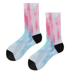 Low MOQ Custom Men <b>Women</b> Bamboo Organic Cotton Yarn 360 Degree 3D Sublimation Digital All Over Printing Pattern <b>Warm</b> Sport <b>Socks</b> - Product Image 2
