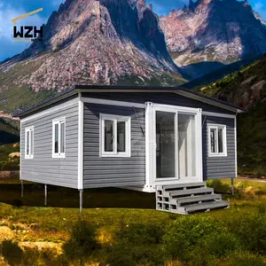 전 건축된 호주 캐나다를 위한 표준 가정 방 소리 고립 빛 강철 별장 조립식 모듈 집