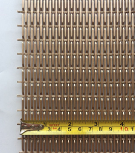 Maille de câble flexible dorée de qualité supérieure - Panneau mural extérieur décoratif pour systèmes de façade rideau de luxe - Product Image 5