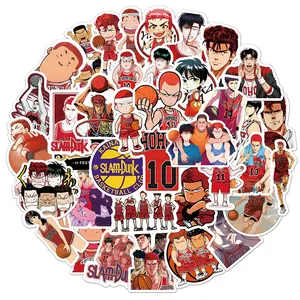 Anime impermeabile Slam Dunk Cartoon Stickers per Scrapbook Diary Planner Album cassa del telefono Laptop Card Making Stationery Sticker