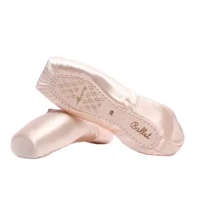 Sales Satin Ballett Pointe Schuhe Profession elle Mädchen Damen Ballerina Tanz schuhe Mit Bändern