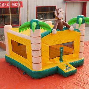 Gia Đình Vui Vẻ Ngoài Trời Trong Nhà Nhỏ Khỉ Theo Chủ Đề Inflatable Bouncy Sân Chơi Vui Vẻ Đầy Giải Trí Cho Trẻ Em - Product Image 2