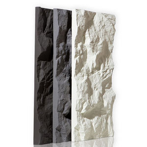 中国制造传统风格3D几何隔音PU石材岩石贴面城堡聚氨酯构件墙面装饰 - Product Image 3