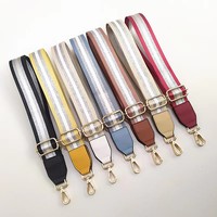 Nouvelle Arrivée Sangle d'épaule réglable en sangle tissée avec clip métallique et logo personnalisé pour sacs bandoulière et sacs à main