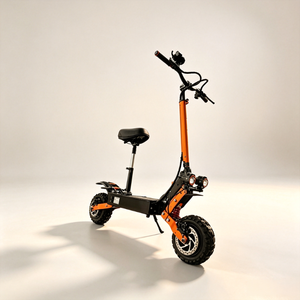 USA California Warehouse Stock 11Inch 60V 6000W Dual Motor Scooter 30Ah Lithium Battery 60-90KM Range Adult Electric Scooter - Product Image 1