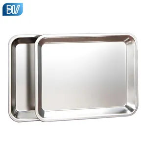 304 Stainless Steel Oven Baking Pan Tray Dishes Multiple Specifications Buffet Grill Plate Baking Tray