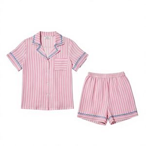 Pijamas Estilo Camisa Hongbo, <span class=keywords><strong>Ropa</strong></span> de Dormir al por Mayor, Conjuntos de Pijamas de Buena Calidad y Económicos para Mujer, Conjuntos de Dos Piezas para Descansar, <span class=keywords><strong>Ropa</strong></span> de Mujer - Product Image 5