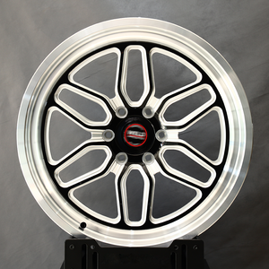 Rines Bibo 22x9.5 Forjados para Camioneta, 6 Estilos, Negro Fresado Cóncavo, 6x135 6x139.7 para F150 Silverado, 6 Birlos, Forjados para Camioneta Drag - Product Image 3