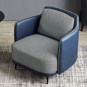 2026 Canapé simple rond simple et élégant <span class=keywords><strong>avec</strong></span> accoudoirs Chaise de salon <span class=keywords><strong>Fauteuil</strong></span> d'hôtel - Product Image 3