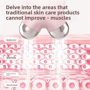 Masseur facial et cervical chauffant à micro-courant EMS, vibration, raffermissement de la peau, appareil de beauté pour usage domestique - Product Image 5