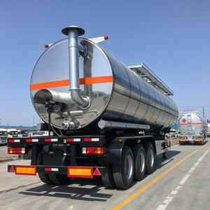 Semirremolque de Acero Inoxidable con Calefacción de 3 Ejes y 32000L para Asfalto y Betún con Aislamiento de Lana de Roca - Product Image 6