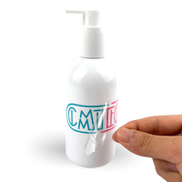 Tube de brillant à lèvres transparent personnalisé, imperméable, avec impression UV du logo de la marque, vente en gros, étiquette autocollante de transfert privée