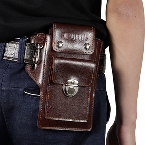 Nuova Borsa Porta Cellulare Multifunzionale da <span class=keywords><strong>Uomo</strong></span> 2026, Custodia per Telefono da <span class=keywords><strong>Cintura</strong></span> in Pelle, <span class=keywords><strong>Portafoglio</strong></span> - Product Image 5