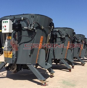 Chất Lượng Cao 1 Cbm Văn Phòng Phẩm-Điện Driven + Máy Kéo PTO Driven Vertical Feed Mixer - Product Image 5