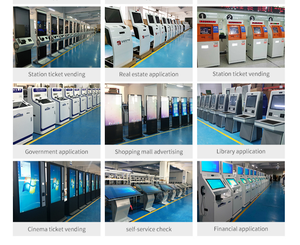 23.6 "-27"-32 "" คำสั่งซื้อแบบบริการตนเองและตู้ชำระเงิน CE fcc\rohs ได้รับการรับรองสำหรับใช้ในร้านอาหารภายในอาคารพร้อมฟังก์ชัน SDK - Product Image 6