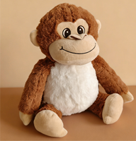Vente flash : Peluche suspendue en forme de gorille, peluche longue avec bras et jambes longs, jouet en peluche singe, décoration suspendue, peluche