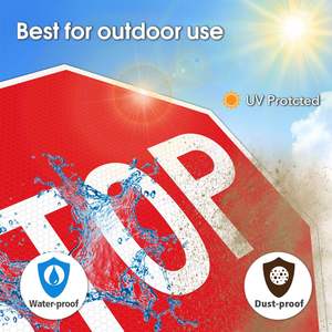 Cartello Stradale Riflettente RTLITE ad Alta Visibilità, Autoadesivo, Stampabile, Segnaletica di Avvertimento e Stop - Product Image 5