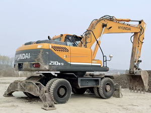 Excavadora de ruedas usada de segunda mano Hyundai 210w-9 Excavadoras de ruedas Excavadora de ruedas a gran escala para múltiples entornos de trabajo utilizados - Product Image 2