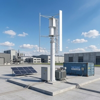Éolienne à 5 pales de 100 kW, générateur 400 V, grand modèle, hauteur 11 m, diamètre du rotor 9,5 m, pour usage domestique, faible vitesse de démarrage du vent