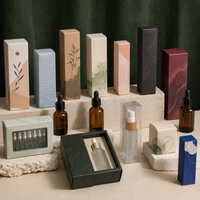 Boîte d'emballage personnalisée haut de gamme pour sérum visage, écologique et recyclable, en carton couché mat avec insert de protection intérieur, vente en gros
