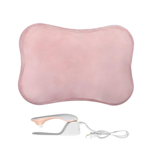 Bouillotte électrique en PVC longue avec housse en polaire pelucheuse motif animal mignon - Product Image 1