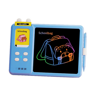 Jinying nouveau éducatif parler <span class=keywords><strong>carte</strong></span> flash apprentissage machine jouets 2 en 1 dessin électronique lcd conseil pour outils de peinture pour les enfants - Product Image 2