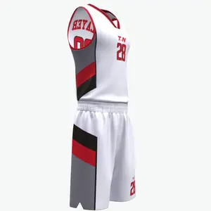 Maillot de basket-ball personnalisé toutes les équipes transfert de chaleur haute qualité broderie logo hommes chemise de sport maillots NBAA basket-ball