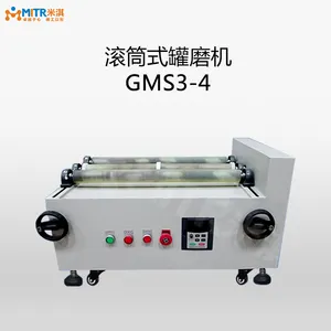 MITR QS-4 Dry Wet Grinding Lab Jar Roller Mill Machine Rolling Ball Mill